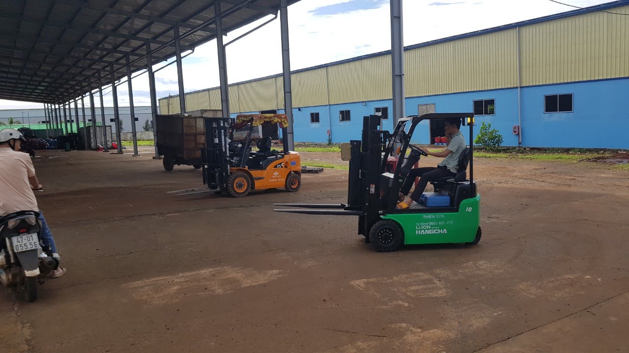Xe nâng điện 1 tấn 3 bánh Hangcha model CPDS10-XC2-I 