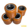 Bánh tải xe nâng tay điện PU 83x80mm