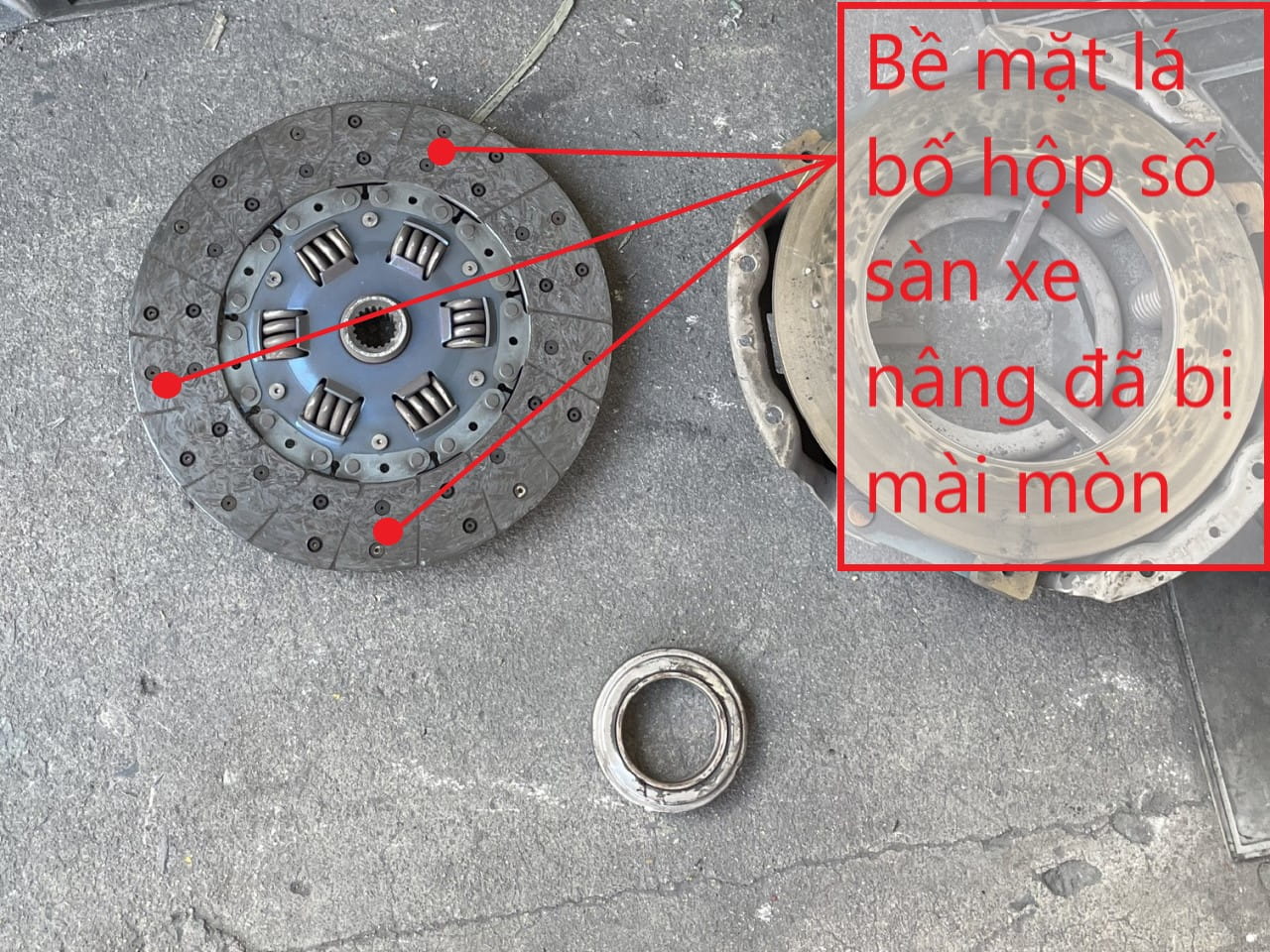 Nguyên nhân gây hư hỏng lá bố xe nâng số sàn