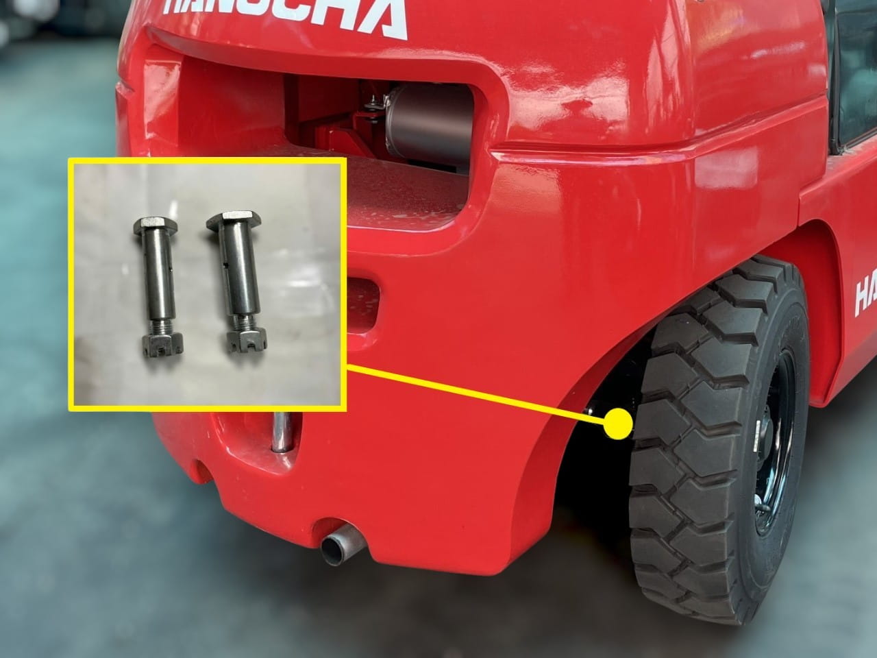 Bộ ắc lái xe nâng Ø17 và Ø20