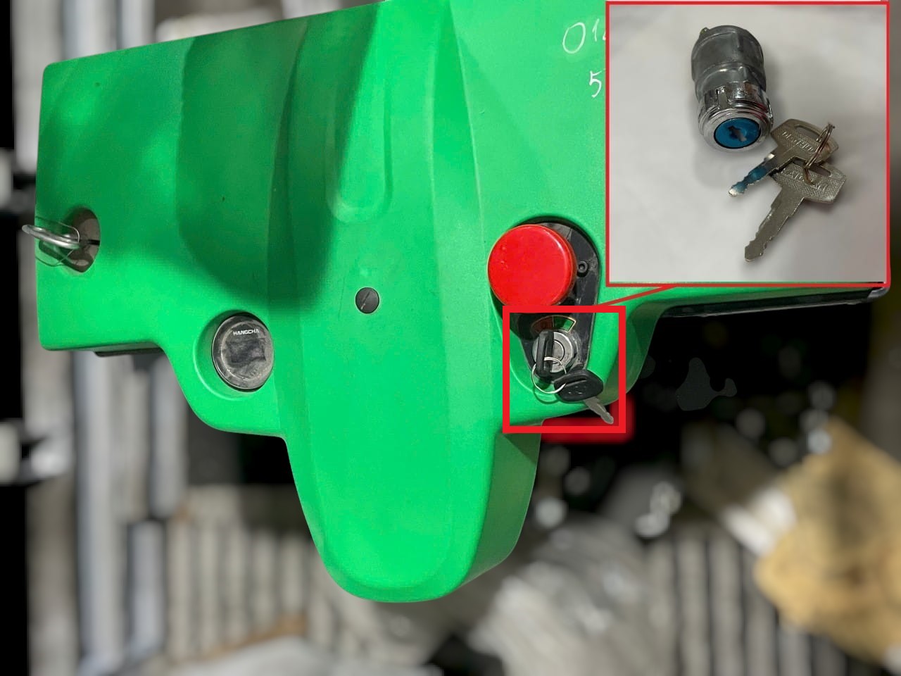 Ổ khóa điện xe nâng JK404