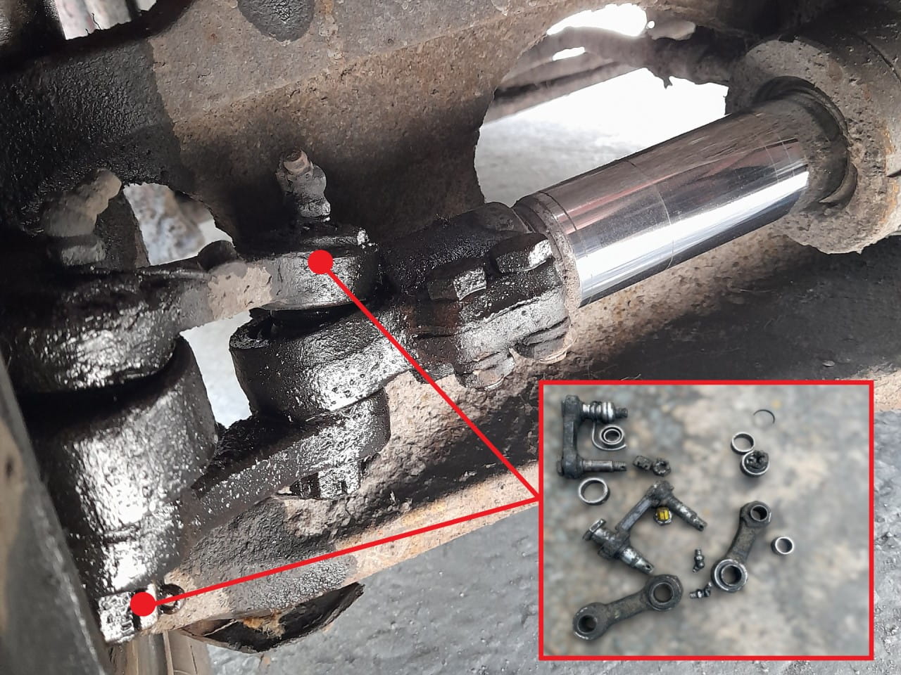 Bộ phụ tùng sửa chữa dí lái xe nâng Hangcha