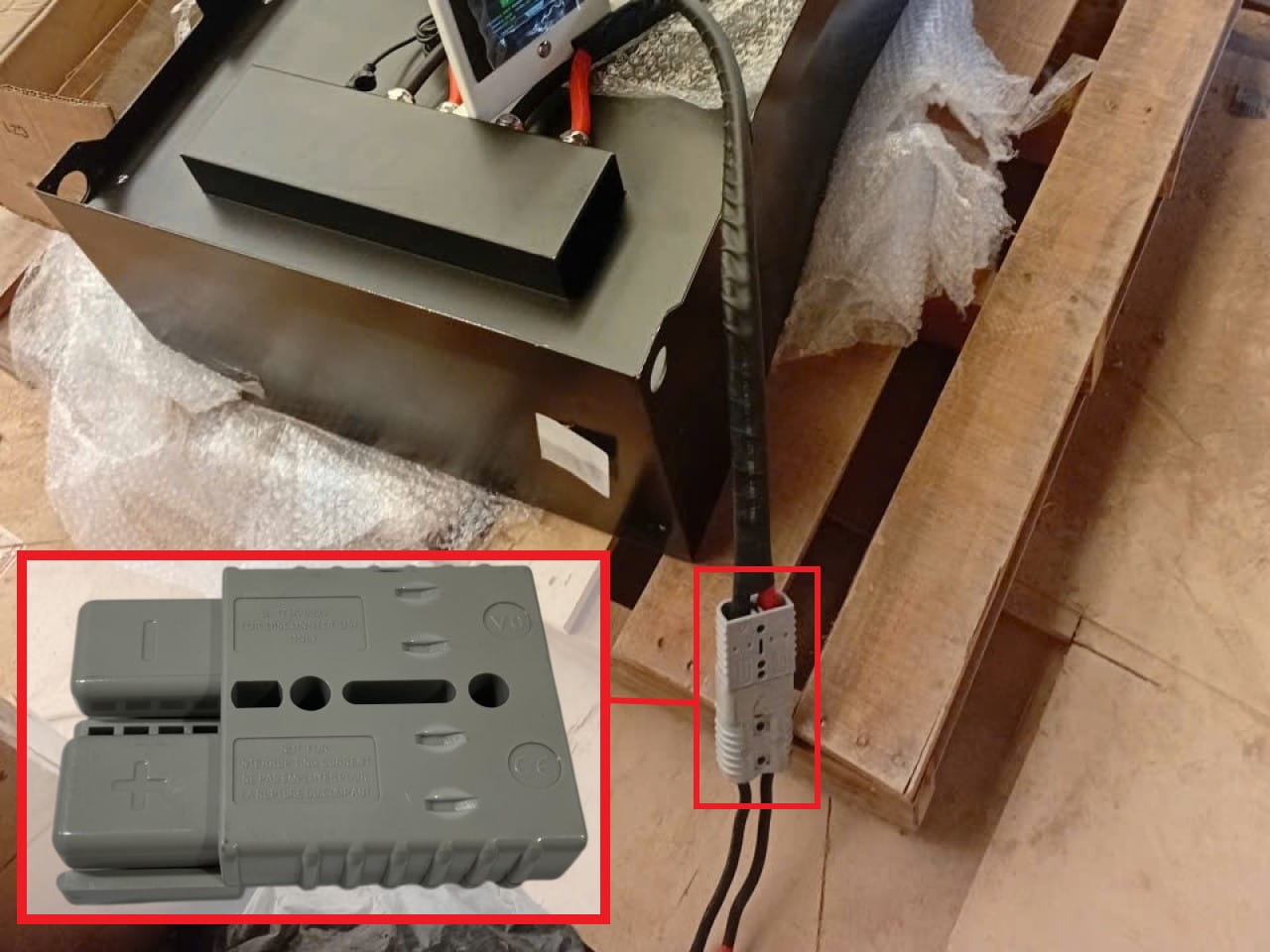 Giắc cắm 175A 600VMax xe nâng điện (Giắc cắm nguồn và sạc)