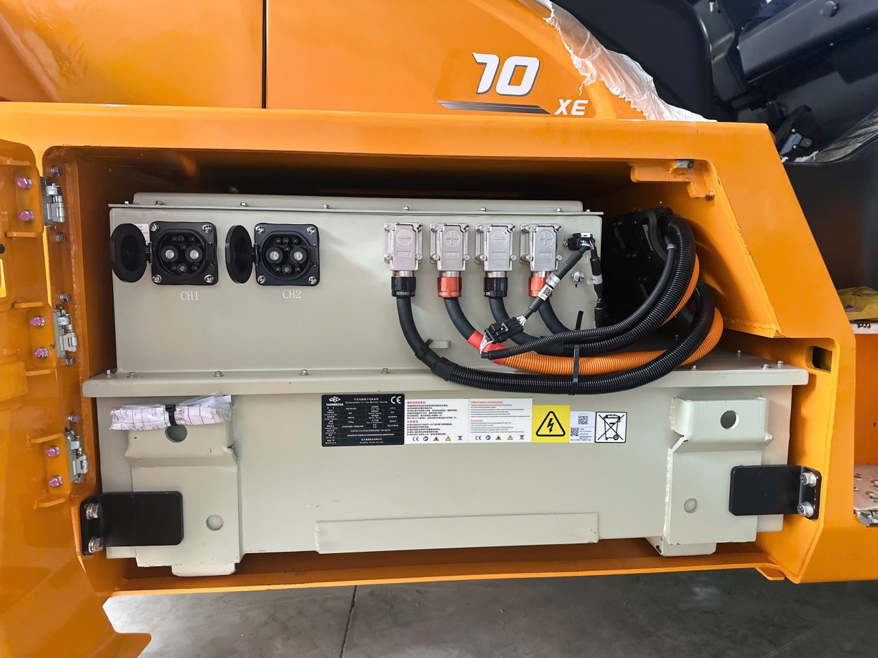 Khoang pin xe nâng điện 7.0 tấn Hangcha CPD70-XEY2-SI