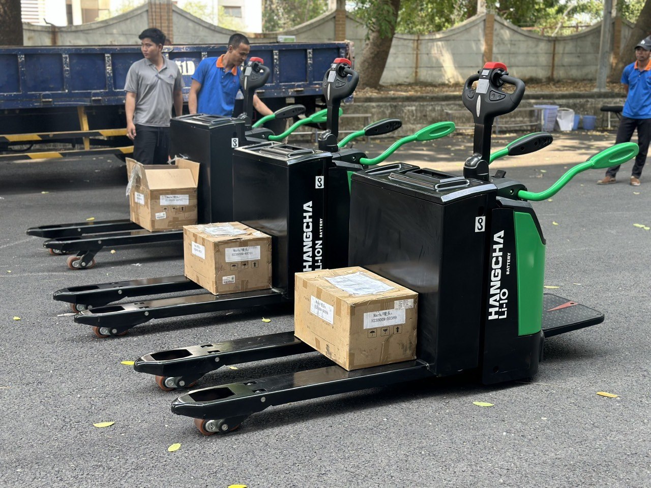 chi tiết Xe nâng tay điện 2 tấn Hangcha CBD20-AC2S-I