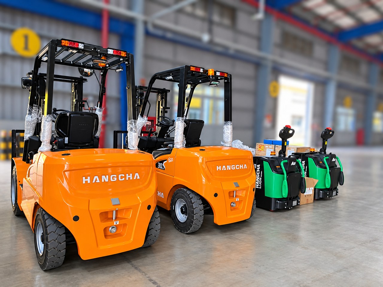 Xe nâng điện 3.8 tấn Hangcha CPD38-XEY2HA-SI dùng pin lithium 80V/230Ah