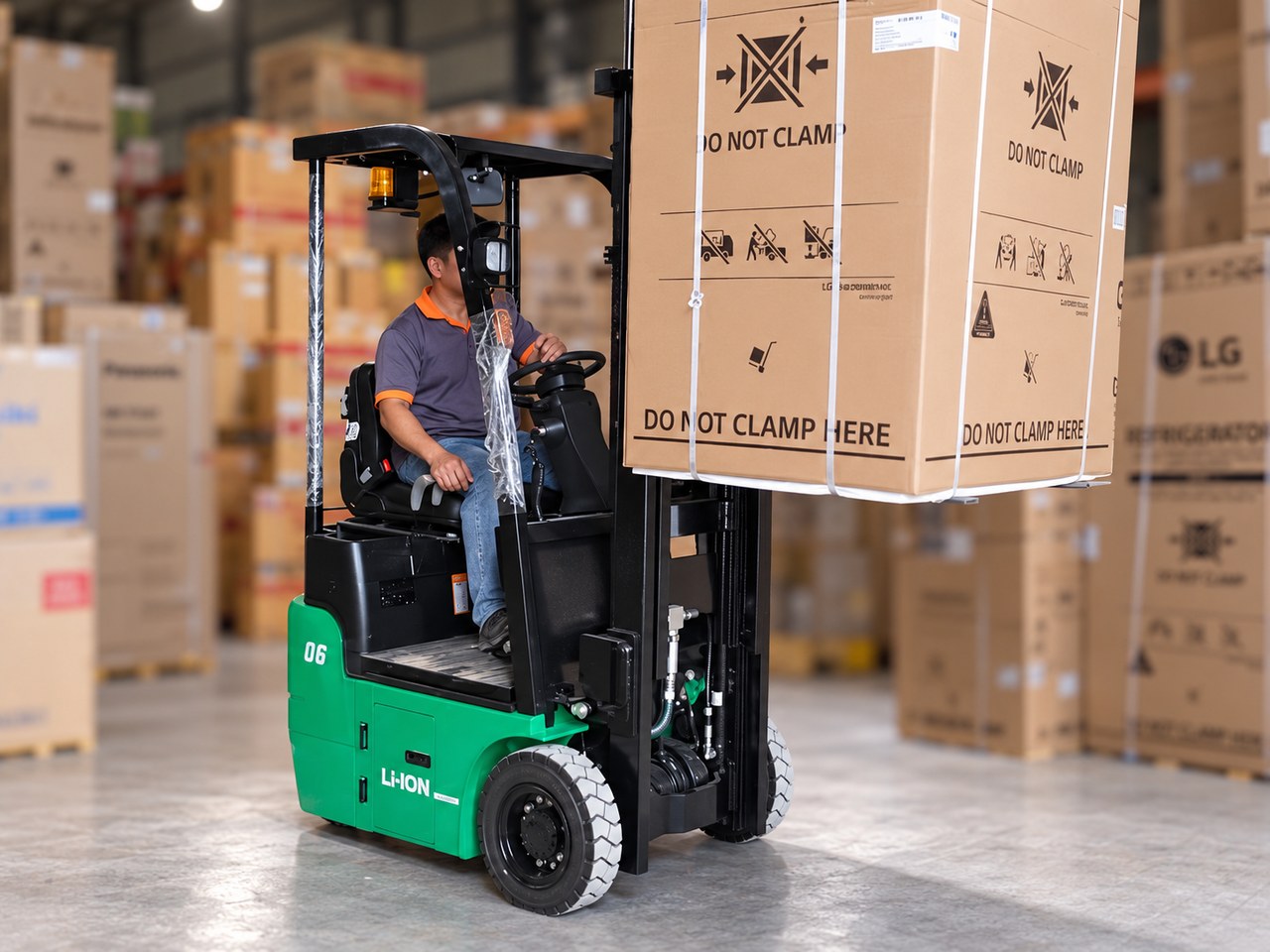 Xe nâng điện 600 kg Hangcha CPDS06-XD4-I | Pin lithium