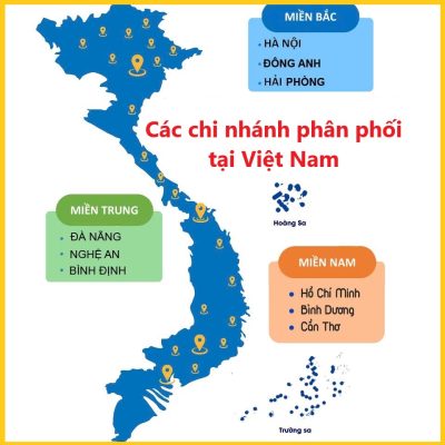 Các chi nhánh phân phối xe nâng hangcha tại việt nam