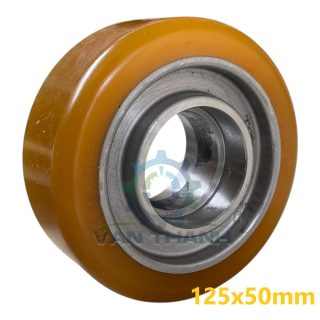 Bánh cân bằng PU 125x50 mm xe nâng