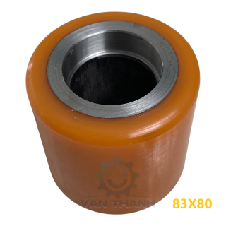 Bánh tải xe nâng tay điện PU 83x80mm