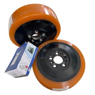 Bánh dẫn hướng xe nâng điện PU 250x80mm