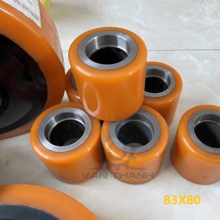 Bánh tải xe nâng tay điện PU 83x80mm