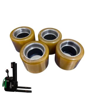 Bánh tải PU 85x70mm xe nâng tay điện Hangcha A series