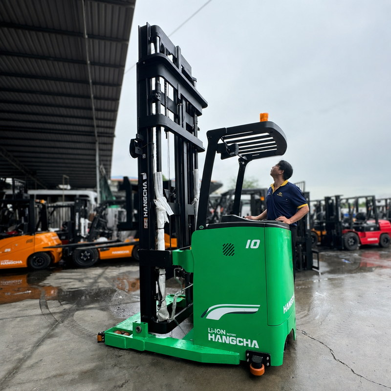 Xe nâng điện VNA 3 chiều CSD10-AEC5S-I HANGCHA 1 tấn Xe nâng điện VNA 3 chiều CSD10-AEC5S-I HANGCHA 1 tấn