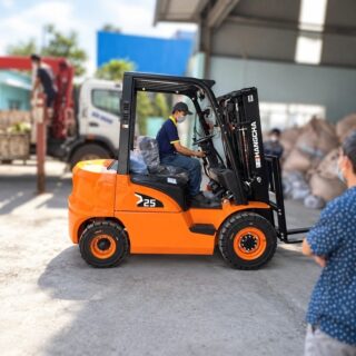 Xe nâng dầu 2.5 tấn Hangcha CPCD25-XRG28 | XINCHAI 4D29G